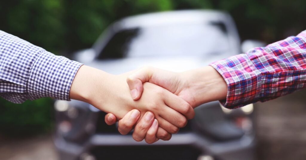 Buying and selling of used cars.